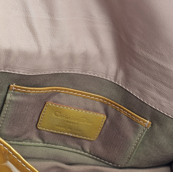 DIOR Patent Cannage Lady Dior Convertible Clutch - Picture 2 of 9